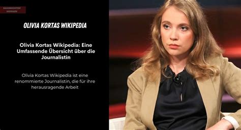 Olivia Kortas Freund: Über das Privatleben der Journalistin ist。